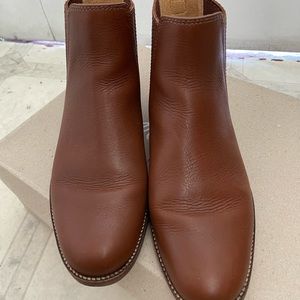Like New Madewell Ainsley Chelsea Boots, Brown Sz 8
